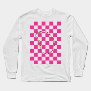 Y2K Magenta Necklace Love Long Sleeve T-Shirt